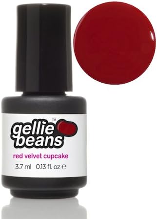 gelliebeans Mini Soak Off Gel Polish - red velvet cupcake