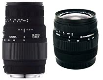 Sigma 28-70mm & 70-300mm AF Lens Set For Canon EOS 50D, 40D, 30D, 20D, 10D, Digital Rebel XT, XTi, XS, XSi, & T1i Digital SLR Cameras