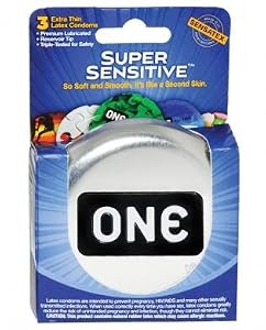 One Condoms One Super Sensitive, 3 Count