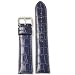 Watch Band Leather Navy Blue 22mm