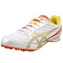 ASICS Women's Hyper-Rocketgirl 4 Track & Field Shoe,White/Lightning/Par,9 M