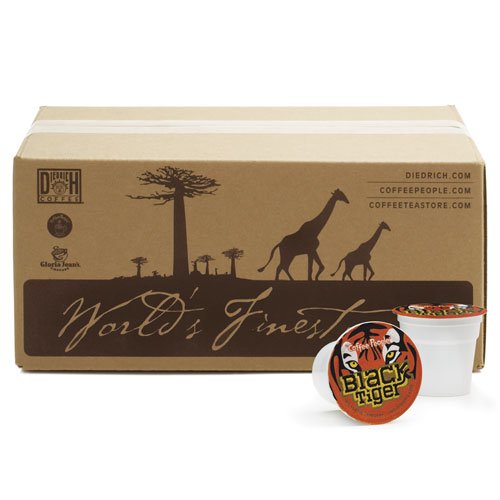 Coffee People Black Tiger K-Cups for Keurig Brewers (Pack of 50) [Amazon Frustration-Free Packaging]