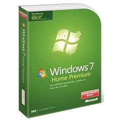 Microsoft Windows 7 Home Premium アップグレード版 Service Pack 1 適用済み