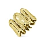 Roberto Cavalli Cleopatra - Gold Plated Snake Cuff Bracelet Watch by Roberto Cavalli