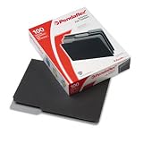 Interior Folder, 1/3 Tab Cut, Letter, Black