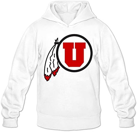 RIen Men's NCAA Utah Utes Football team Logo Hoodie M