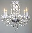 New! Authentic All Crystal Chandelier Chandeliers H17 x W17