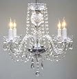 New! Authentic All Crystal Chandelier Chandeliers