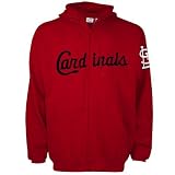 Majestic St Louis Cardinals Red The Solid Full Zip Hoody Sweatshirt