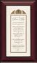 A Parent's Prayer Framed Art (8" x 14") in Rich Solid Wood Frame