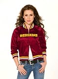Washington Redskins Women's Classic Satin Baseball Collar Jacket - by Alyssa Milano