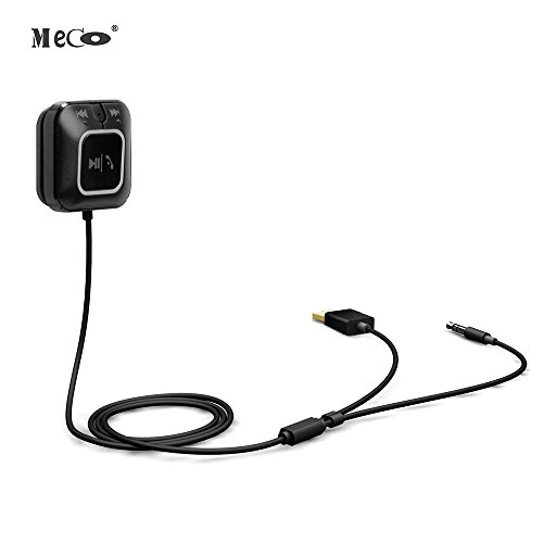Bluetooth-Car-Kit-MECO-Bluetooth-40-Car-Adapter-aptX-audio-receiver-Builtin-Microphone-Free-Calling-Support-NF