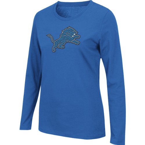 Detroit Lions Women's Jazzed Up Long Sleeve T-Shirt Medium