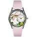 Whimsical Watches Women's S0810015 Tennis Female Pink Leather Watch