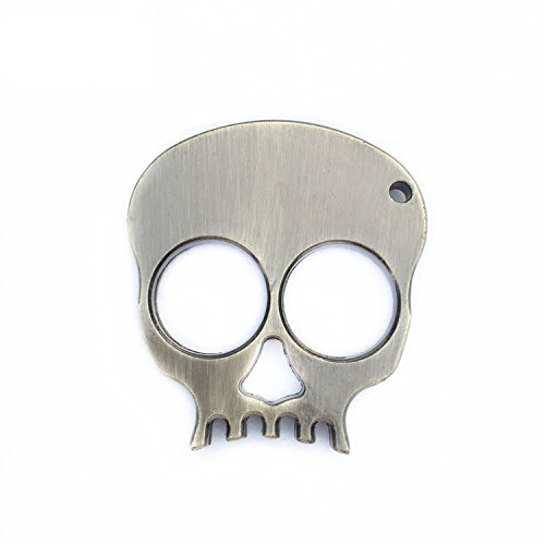 Partstock(TM) Metal Skull Keychain Keyrings Self Defense Emergency Survival Tool fits perfectly in the palm of your hand.