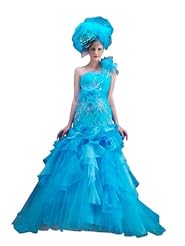 Mermaid Crystal Vintage Crystals Lace Applique Beaded Chiffon/Taffeta/Tulle  Dress