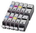 CLI-521 / PGI-520 WITH CHIP - 10 Item Multipack Compatible Ink Cartridges for Canon Pixma IP3600 IP4600 IP4700 MP540 MP560 MP620 MP630 MP640 MX860 MP980 and MP990 - Fully Chipped, Ready For Use, No Fuss!