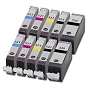 10x Canon Pixma MP560 Compatible Printer Ink Cartridges - Cyan / Magenta / Yellow / Black - Multipack - Fully Chipped and Ready for Use