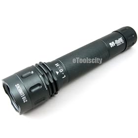 MFlare Ultrabright Tactical Luxeon LED Aluminium Flashlight Torch Baton - Zoom Focus Beam,... by MFlare