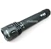 MFlare Ultrabright Tactical Luxeon LED Aluminium Flashlight Torch Baton - Zoom Focus Beam, 210 Lumens with 1 x Rebel 90 Super Bright LEDs - SUPER ENERGY SAVER - last over 100+ hours!!