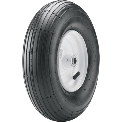 Marathon Tires Wheelbarrow Assembly, 5/8in. Bore 