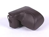 Leather Camera Case For Sony NEX-5 E 18-55mm or F3,5-5,6 (DarkBrown)