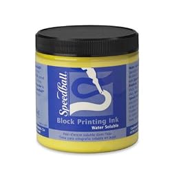 8 oz Yellow Screen Printing In Speedball Water Soluble Ink