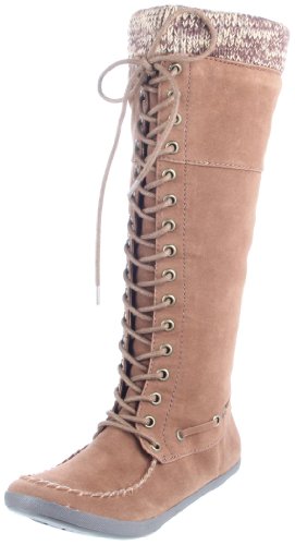 Big Buddha Womens Grand Knee-High Boot,Cognac Fabric,7.5 M US