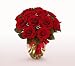 Send Fresh Cut Flowers - 12 Long Stem Red Roses