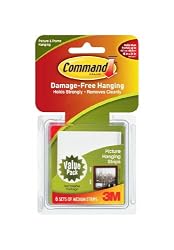 Command 17204 Medium Picture-Hanging Strips, 6-Sets