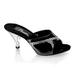 Belle-302, 3" Stiletto Heel Mini-Platform Slide W/R