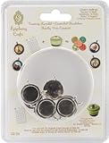 Epiphany Crafts Metal Charm Settings-Round 14, 10/Pkg