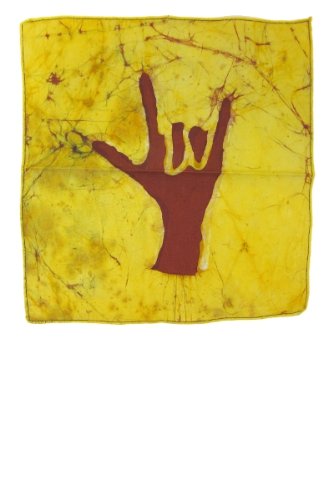 Africa Heartwood Project - I Love You - Batik Banner Flag