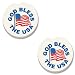 God Bless the USA Car Coasters - 2 Pack