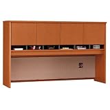 Series C Auburn Maple 72 4 Door Hutch By Bush Furniture Office Product
