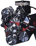 March Performance 1100 Performance Series Black Powdercoat Aluminum Pulley Set - Set of 3