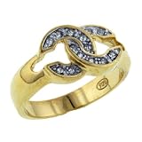 Sterling Silver Round Cut Cz Hook Promise Right Hand Ring