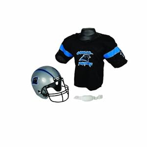 Franklin Sports NFL Carolina Panthers Replica Youth Helmet and Jersey Set