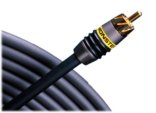 Monster Cable MV2R-1M Monster Video 2 High Resolution Video Cable with RCA Connectors (3.28 Feet)