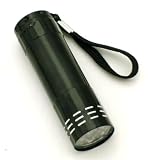 9 Bulb METAL Led Flashlight,