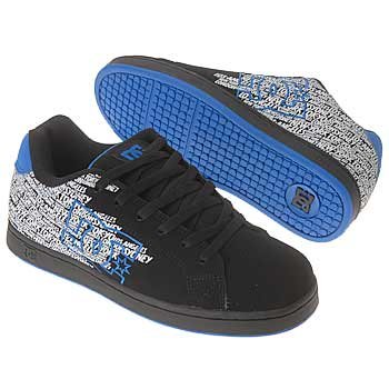 DC Character Skate Shoe - Men's Black/Royal/White, 9.5