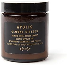 Apolis Transit Issue Table Soy Wax Candle - Cypress Fig (4Oz)