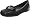 Calvin Klein Women's Ria CK Logo/Patent Slip-On Loafer,Black/Black,5 M US
