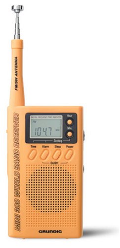 Grundig M300Y Mini300 Handheld Shortwave Radio (Yellow)