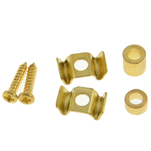 A set of Gold Electric Guitar String Retainers Tree for Strat Tele Guitar