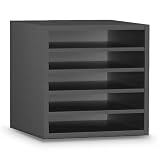 Mail and Paper Sorter Cube - Black