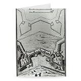 Figure LXVI, from 'Les Travaux de Mars, ou.. - Greeting Card (Pack of 2) - 7x5 inch - Art247 - Standard Size - Pack Of 2