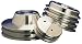 March Performance 6010 Performance Series Clear Powder Coated Billet Aluminum Short Water Pump V-Belt Pulleys - Set of 3