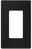 Lutron SC-1-MN Claro Single-gang Wallplate Midnight