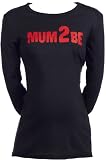Spoilt Rotten - MUM2BE - Long Sleeve Punk Clothing Maternity T-Shirt BLACK, Small, S